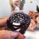 Perfect Replica Rolex Submariner Black Face Pink On Black Bezel 40mm Women's Watch (2)_th.jpg